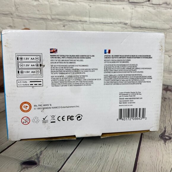 Vintage 1993 Miss Pac-Man Video Game Plug Directly Into Your TV Mini Console - Picture 9 of 13